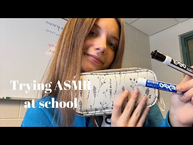 Trying random ASMR at school (lofi)