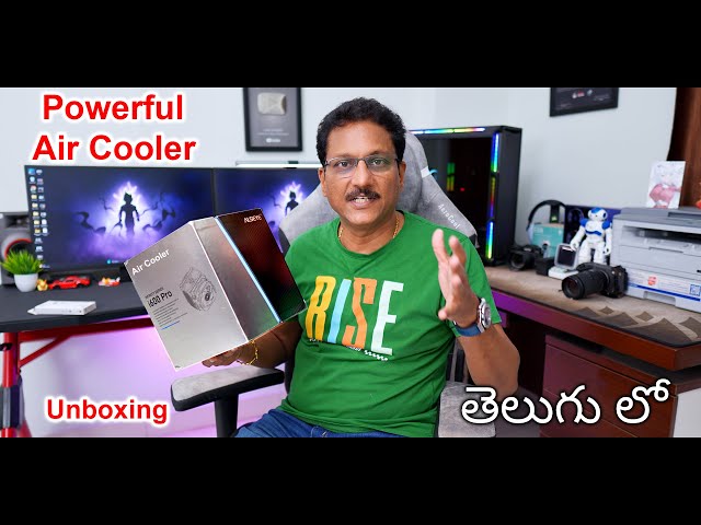 Powerful Air Cooler 😱 Unboxing in Telugu...