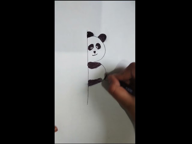 HOW TO DRAW A CUTE PANDA ( part 3 ) #yt #sketch #easy #cute #Art lab