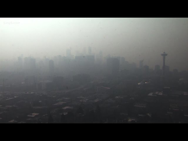 Poor air quality persists in western Washington as wildfires continue