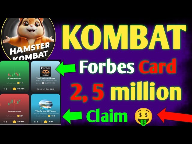 hamster kombat mining new update | Kombat Forbes Card 2.5 Million Coin Free | hamster kombat Upgrade