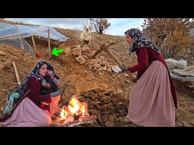 A hardworking, single nomadic mother and her orphaned child: a story of resilience in a harsh winter