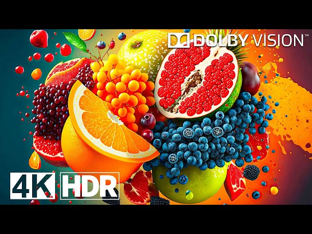 Beautiful Fruit Dolby Vision 4K HDR 120fps (4K Video)