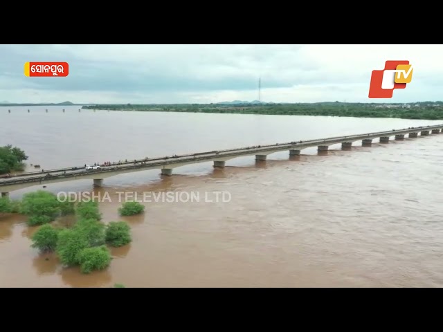 Odisha floods - Low lying areas of Sonepur submerged