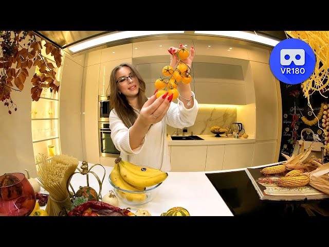 Olena's kitchen. First try to make ASMR video in VR180 3D