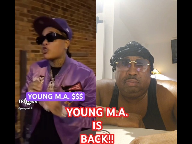 YOUNG M.A. BACK LIKE A THIEF IN THE NIGHT. #newmusic #rap #youngma #viralvideo