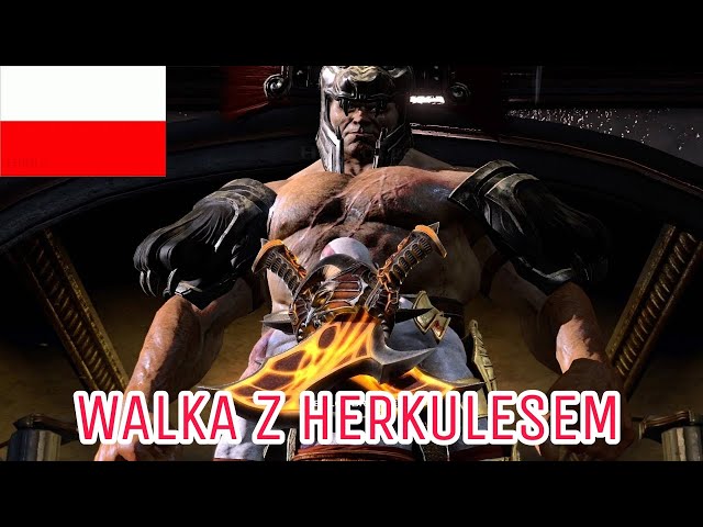 Walka Kratosa z Herkulesem - Po Polsku (Dubbing PL) - God Of War 3 Remastered [4K60FPS]