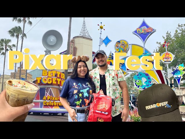 PIXAR FEST 2024!! NEW Merch, parade, and FOOD! #disneyland #pixarfest  #disneyvlog #disneypixar