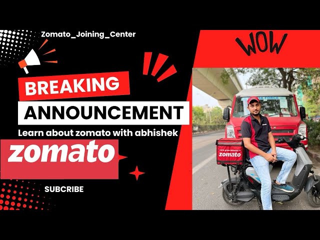 Zomato joining centre | Zomato me job kaise milega | Zomato job ke fayda |Zomato join bonus