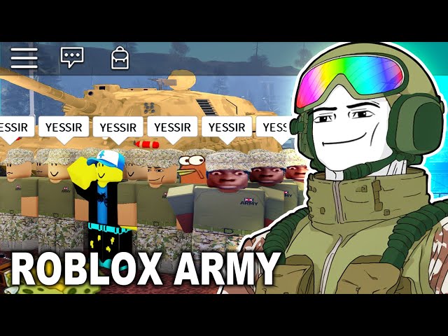 ROBLOX Army Funny Moments (MEMES)