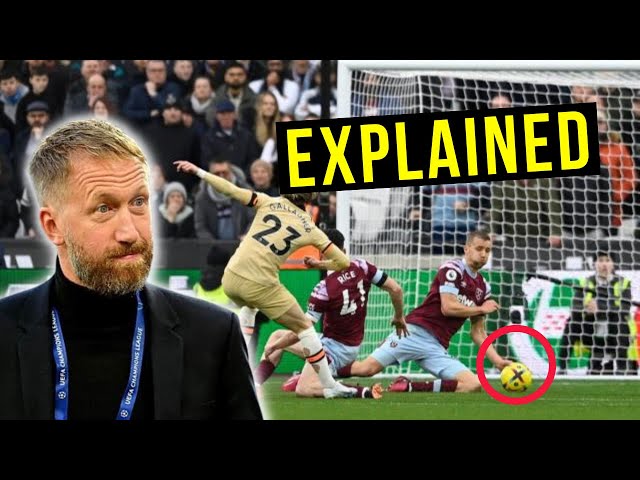 Soucek Handball Penalty West Ham vs Chelsea | Explained