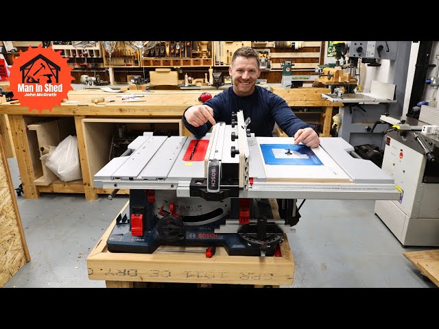 Upgrading My Bosch GTS 10XC Table Saw With a Router Table and Fence from Sauter Shop.