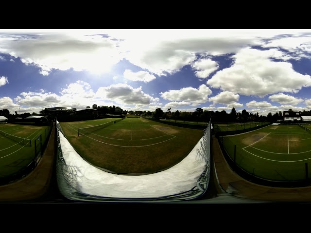 LIVE: Watch practice in 360° from Wimbledon