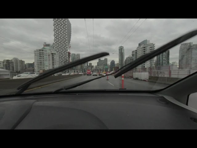 Driving to Downtown Vancouver from Shaughnessy with Vuze XR VR 180