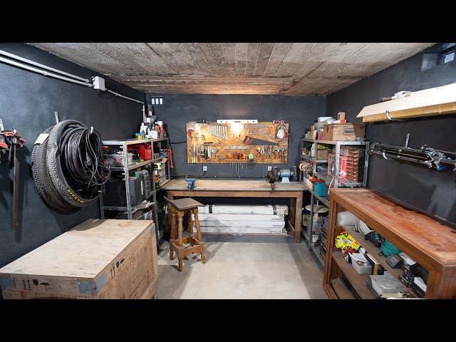 Messy Garage into Organised Workshop