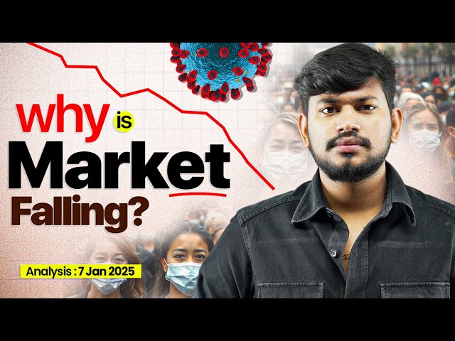 Why is the market falling? Nifty Crash 💥 - Market Analysis & trading levels - 07 Jan 2025