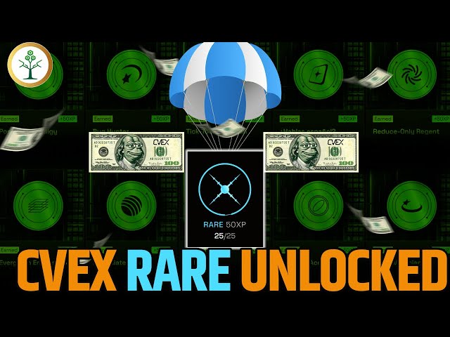 CVEX Rare Achievements Unlocked | Crypto Sprout HQ