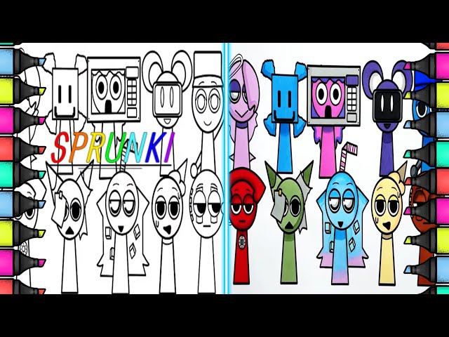 INCREDIBOX SPRUNKI MODS EXPERT Reveals Top Coloring Page Secrets! 🤩🔥 #drawing #coloring #art