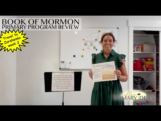 Book of Mormon Primary Program Singing Time Review Week 2