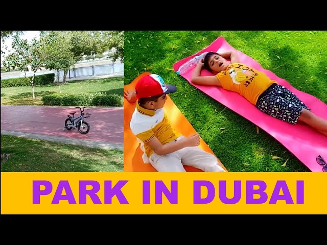 Relaxing in Dubai Park, Enjoying weekend in Park with Kids #dubai #dubaitravel #vlog #travel