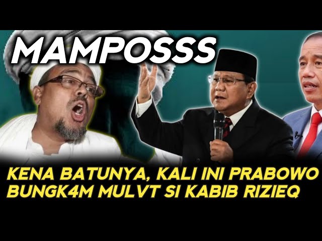 Pr0v0kat0r!! PRABOWO Beri Peringatan Ker4s Kepada Kabib Rizieq