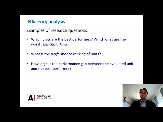 Productivity and Efficiency Analysis Lesson 1a: What is Productivity and Why Does it Matter?