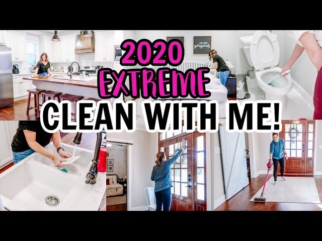 2020 EXTREME CLEAN WITH ME | ULTIMATE CLEANING MOTIVATION! | Amy Darley