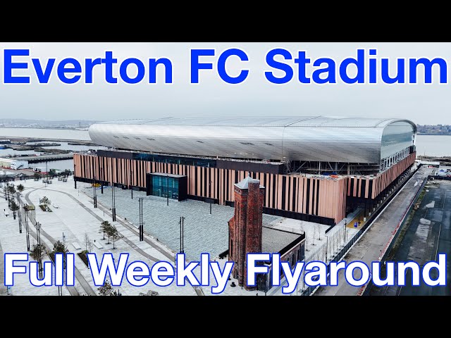 NUEVO Estadio del Everton FC en Bramley Moore Dock. ¡Un recorrido semanal completo!