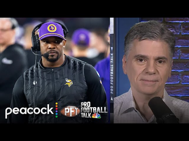 Likelihood of Vikings DC Brian Flores returning in 2025 | Pro Football Talk | NFL on NBC