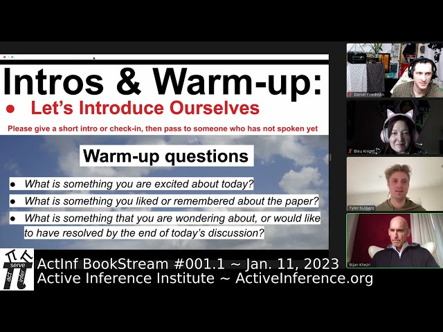 Active Inference BookStream 001.1 ~  Bijan Khezri, Governing Continuous Transformation