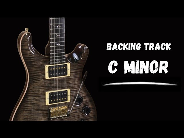 Dark Ballad Guitar Backing Track Jam in C Minor | 96 bpm