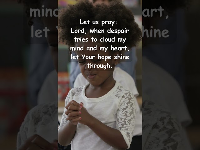 Daily Prayer in the Face of Despair  #shorts #inspiration #bible #motivation