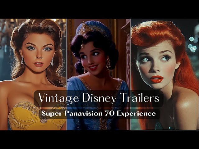 1950s Disney Trailers in Super Panavision 70: Rare Compilation