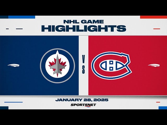 NHL Highlights | Jets vs. Canadiens - January 28, 2025