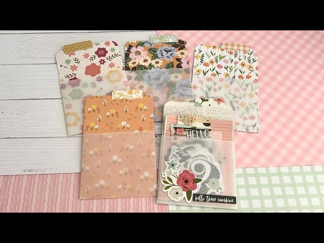 🌟 Highly Requested 🌟 No Show Glue Vellum Pocket - TUTORIAL