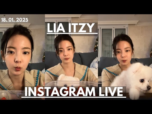 🔴[ MULTISUB ] INSTAGRAM LIVE LIA ITZY 😍💖(18.01.2025)  #itzy  #lia #instagramlive