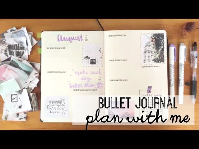 Bullet Journal Plan With Me | August 14-20