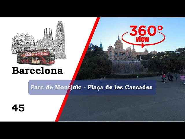 Parc de Montjuïc - Place of the cascades