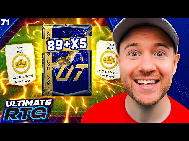 I Opened 89+ x5 Pack and This Happened... FC 25 ULTIMATE RTG #71