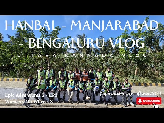 Epic Motorbike VLOG: Hanbal to Manjarabad Fort & Thrilling Ride to Bengaluru!