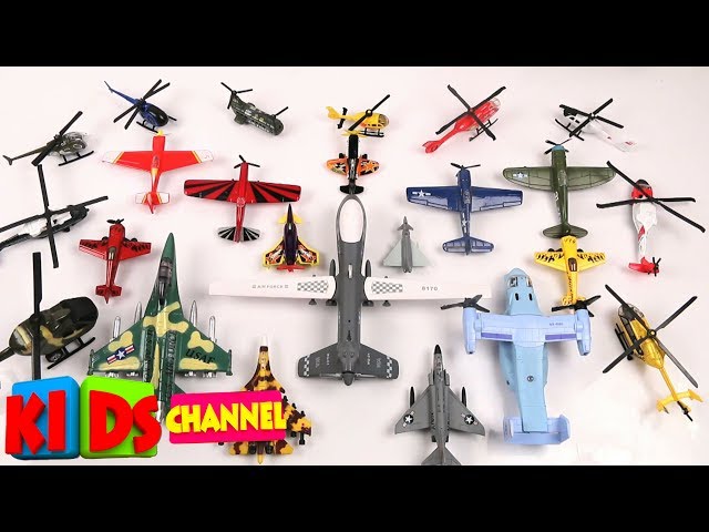 toys for kids | learning airplanes and air vehicles | toy collection videos by kids channel