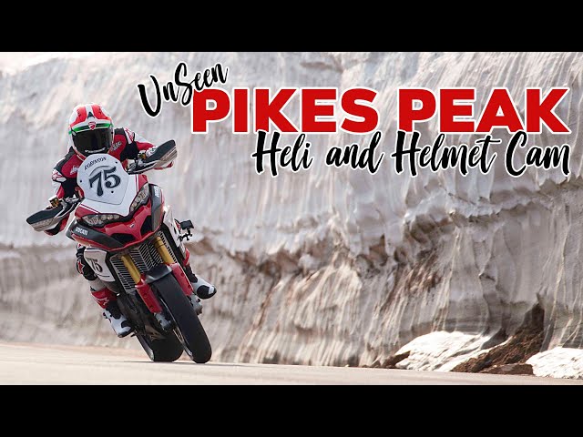 Pikes Peak Unseen / Helicopter and Helmet Cam / Jamie Robinson / Ducati Multistrada / @motogeo