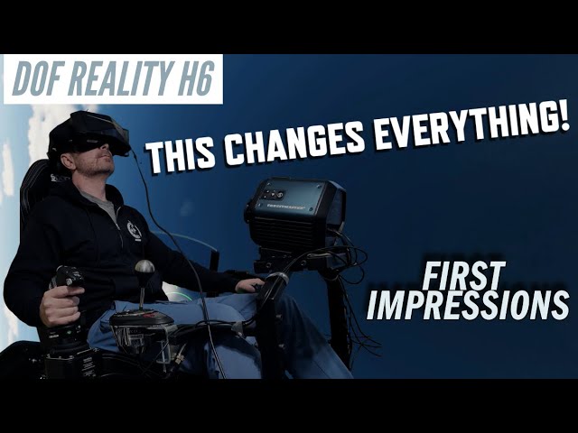 Motion is a Game Changer! DOF Reality H6 Motion Simulator First Impressions in iRacing and DCS