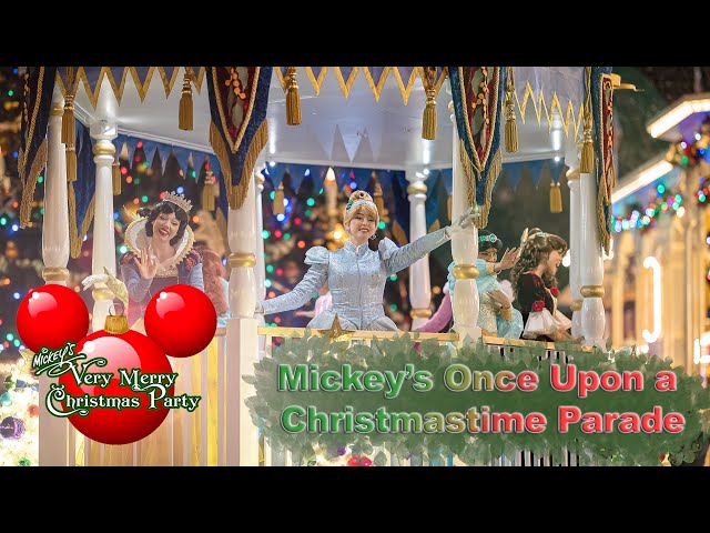 8K Mickey’s Once Upon a Christmastime Parade by the Main Street Confectionary VR180 3D