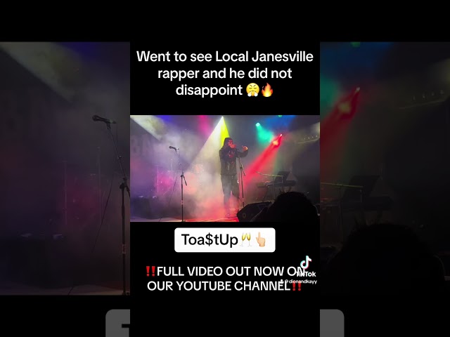 Check out the FULL VIDEO on our channel #foryou #localrapper #vlog #toastup #Janesville