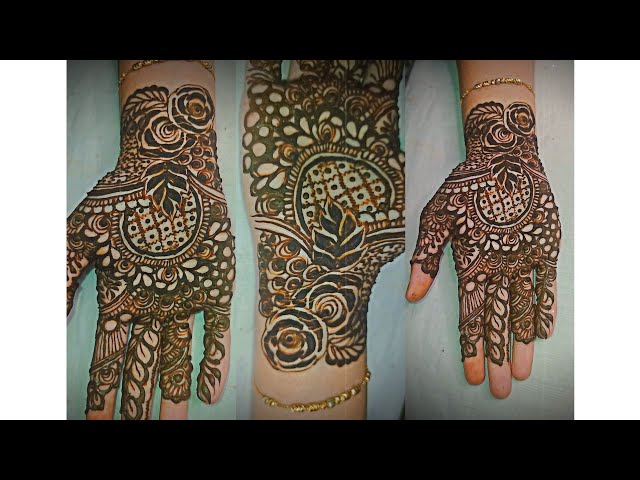 how to learn mehandi design for beginners|trending drawing mehndi design|easy mehndi design