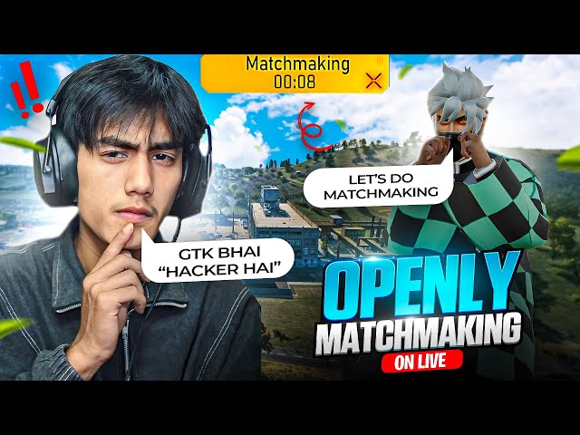 Openly Match Making with Zerox on Live ⁉ Solo 22 Kills by GTK111 😈🔥 Garena Free Fire