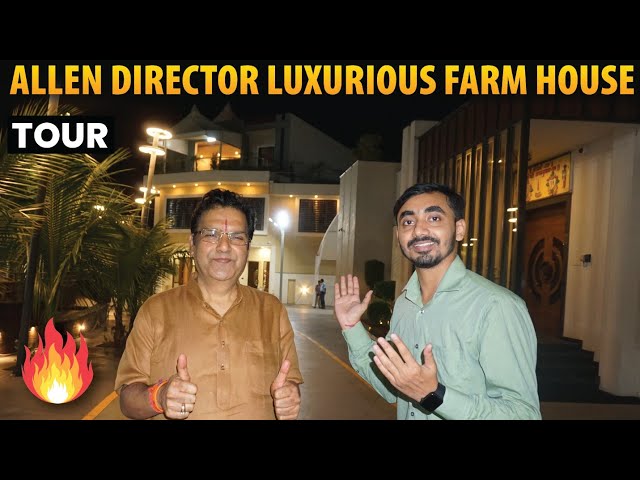 Allen Director Luxurious Farm House Tour in Kota | Anandvan | ft.Rajesh Maheshwari Sir..🔥