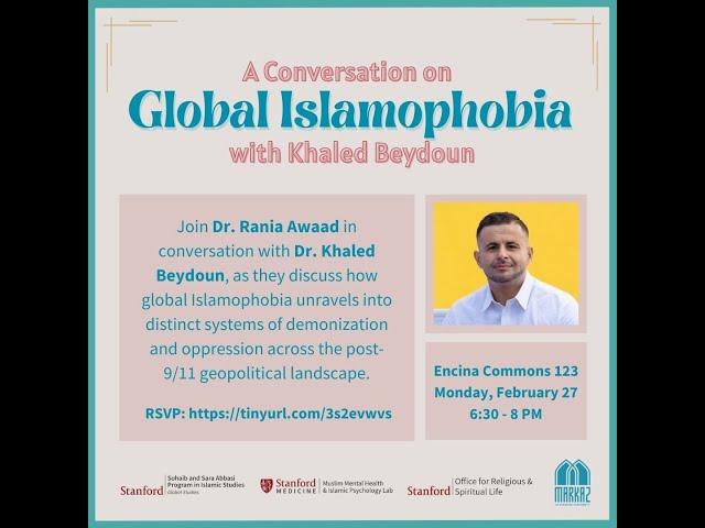 A conversation on Global Islamophobia with Khaled Beydoun