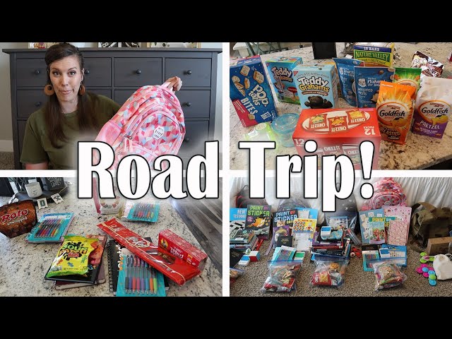 What's in my kids' backpacks? | Supply Haul for Road Trip